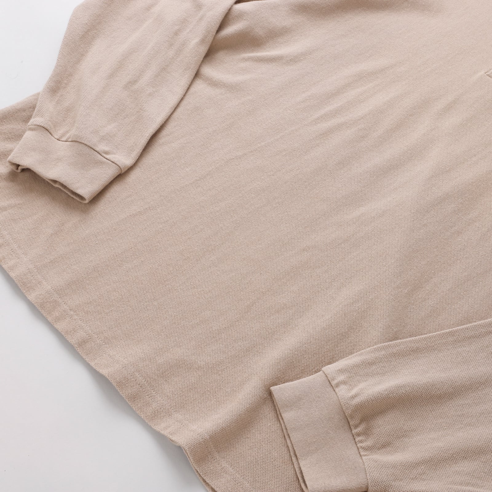 美品】Vintage LACOSTE made in France long sleeve polo shirt beige