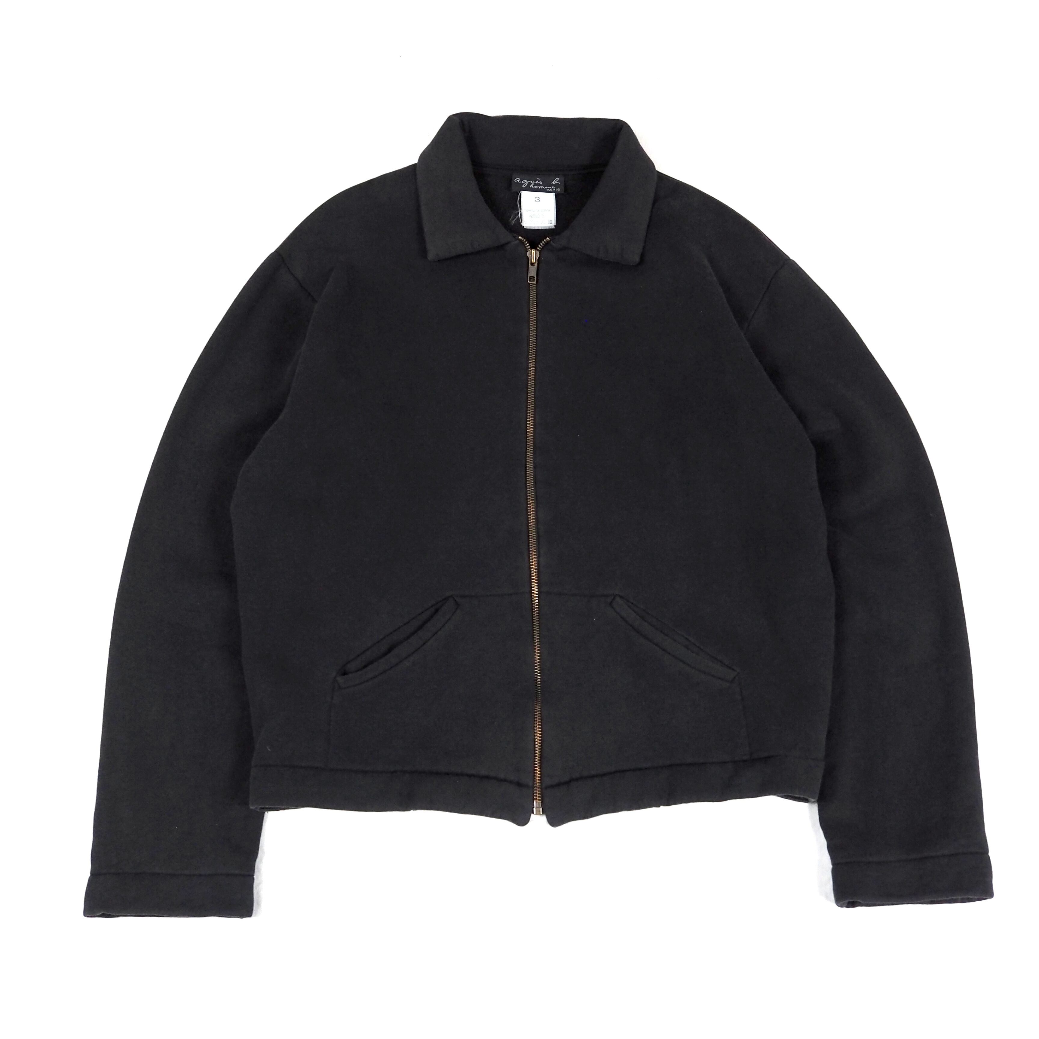 agnes b.homme zip up sweat jacket 3 /JAPAN