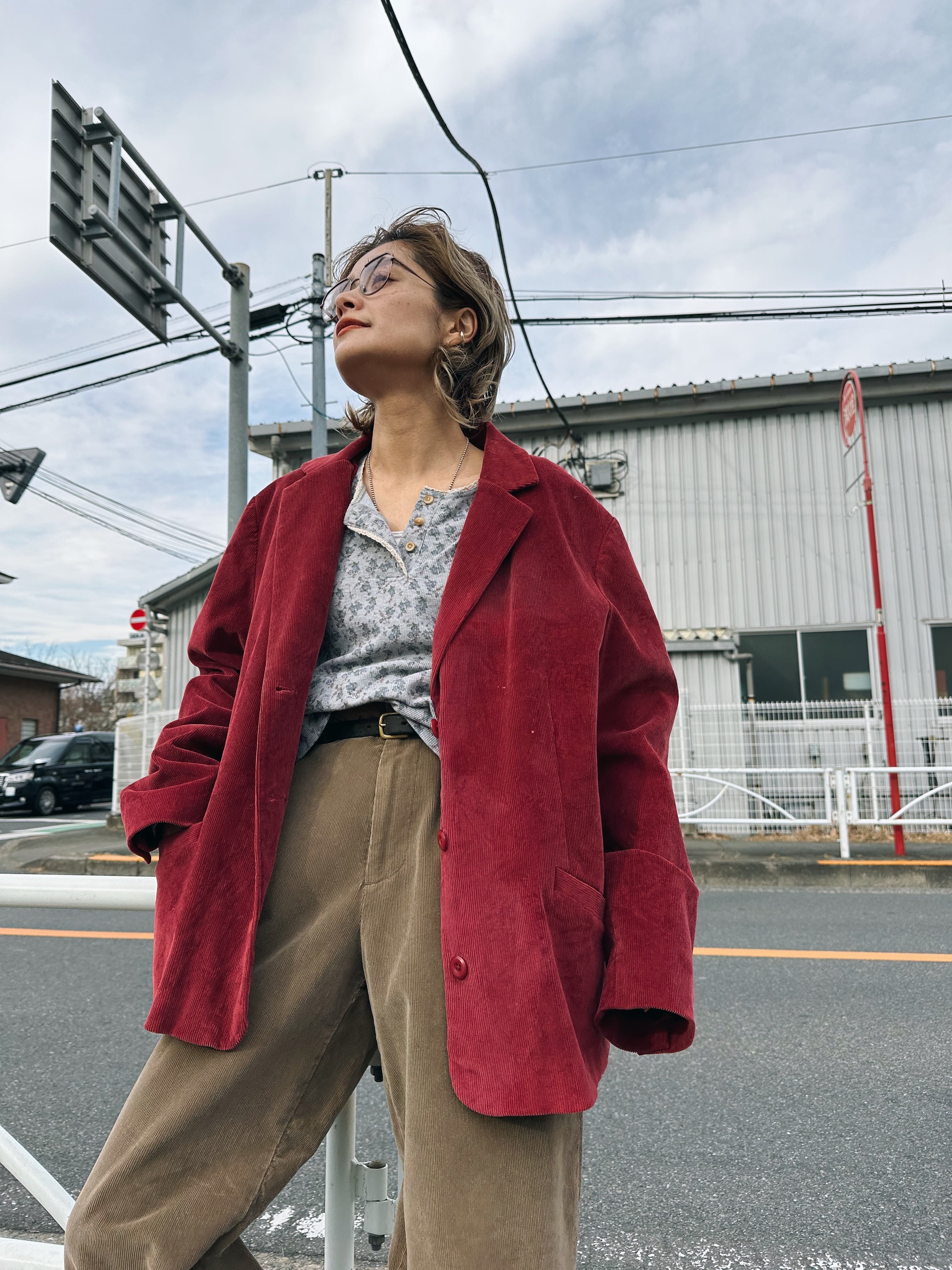 (OT869) L.L.Bean corduroy jacket