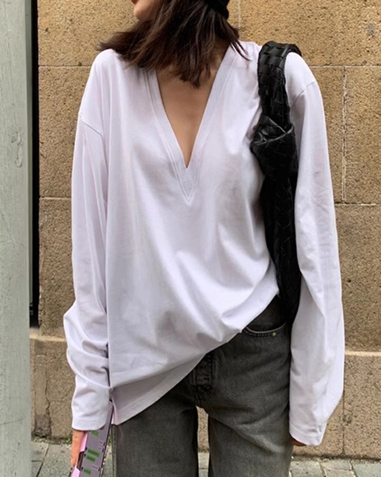 ディープVリラックスシャツ A0512 - 1