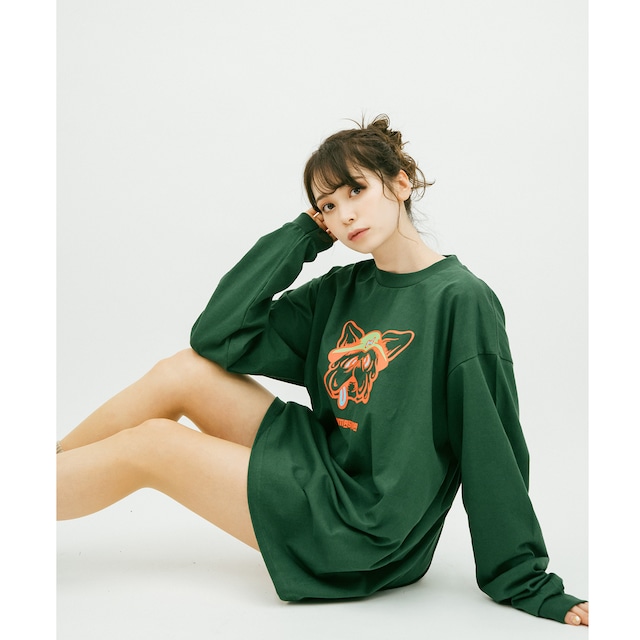 【ワッペンSET】Long sleeve "suamasauna" T-shirt