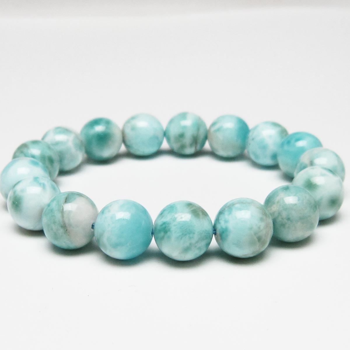 ラリマー ブレスレット 13mm 一点物 111-56454