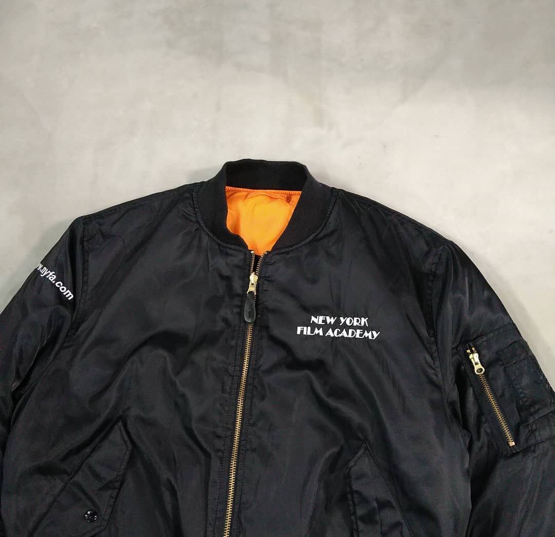 new york film academy ma1 reversible jaket | What