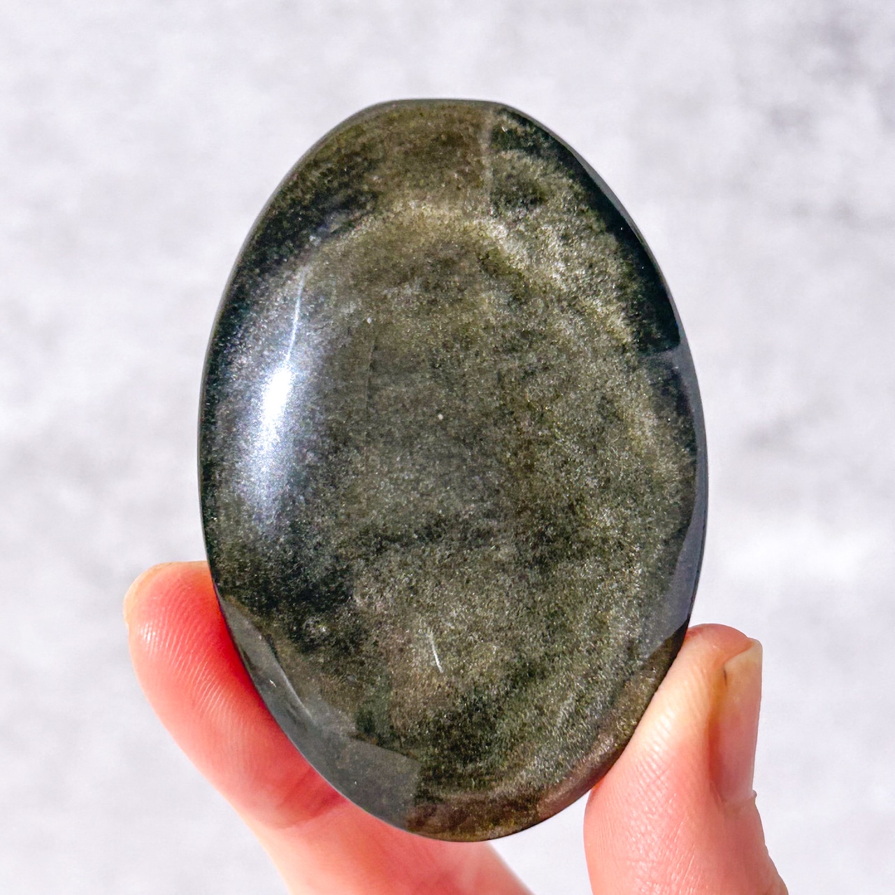 ゴールデンオブシディアン パーム * Golden Obsidian * 天然石