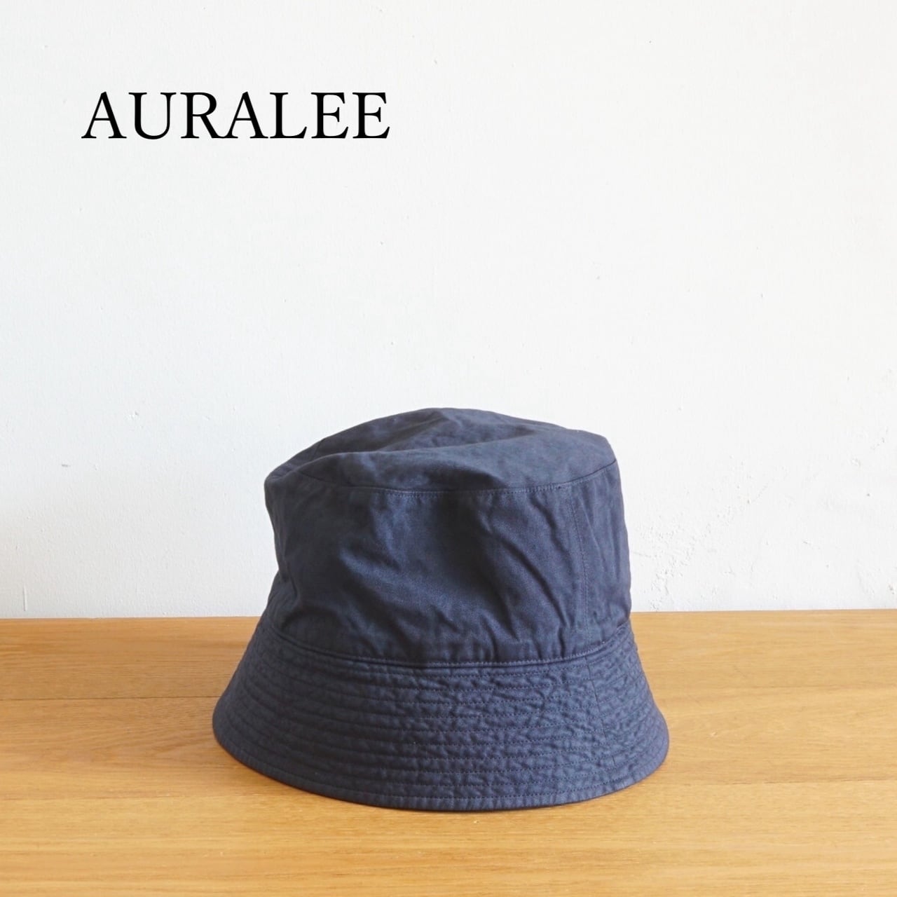 AURALEE/オーラリー・GARMENT-DYED FINX CHINO BUCKET HAT MADE BY