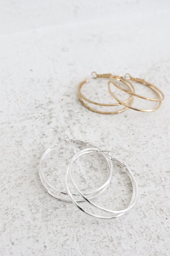 フープピアス / hoop earrings (25P49008H)