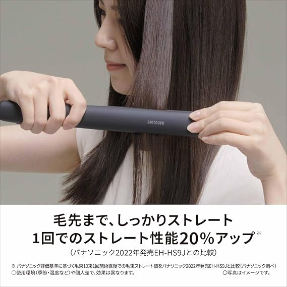 パナソニック ヘアーアイロン ストレート用 ナノケア スムースグロス