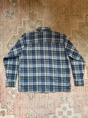 80〜90s / HABAND / print flannel check shirts