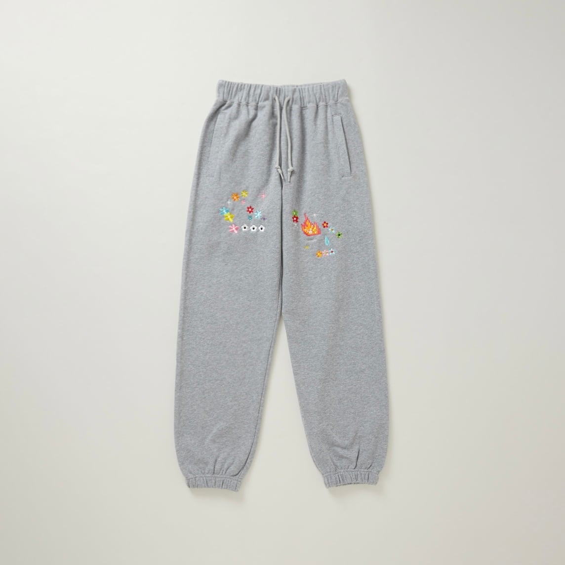 Sample embroidery sweat pants