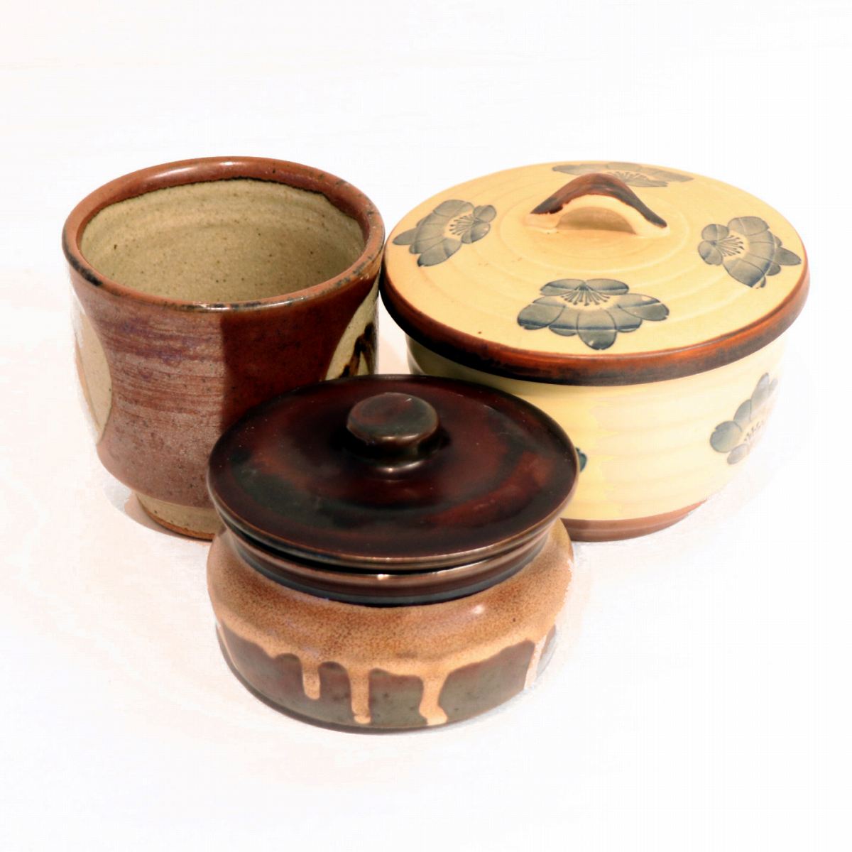 陶器 かめ 蓋付き dショッピング |漬物容器 240ml ミニカメ 2号 陶器製