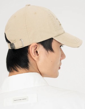 【26SS】Feng Chen Wang フェンチェンワン / KHAKI BAMBOO EMBROIDERY BASEBALL CAP