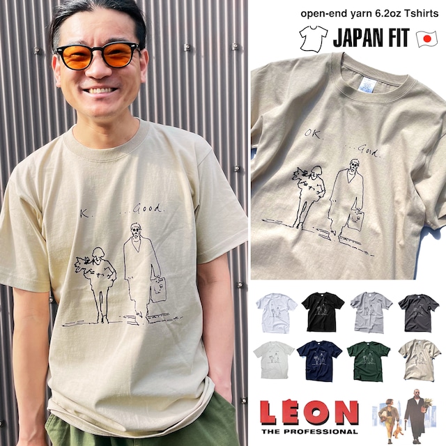 LEON 「ok good...」レオンとマチルダ 映画Tシャツ / leon-sstee-okgood