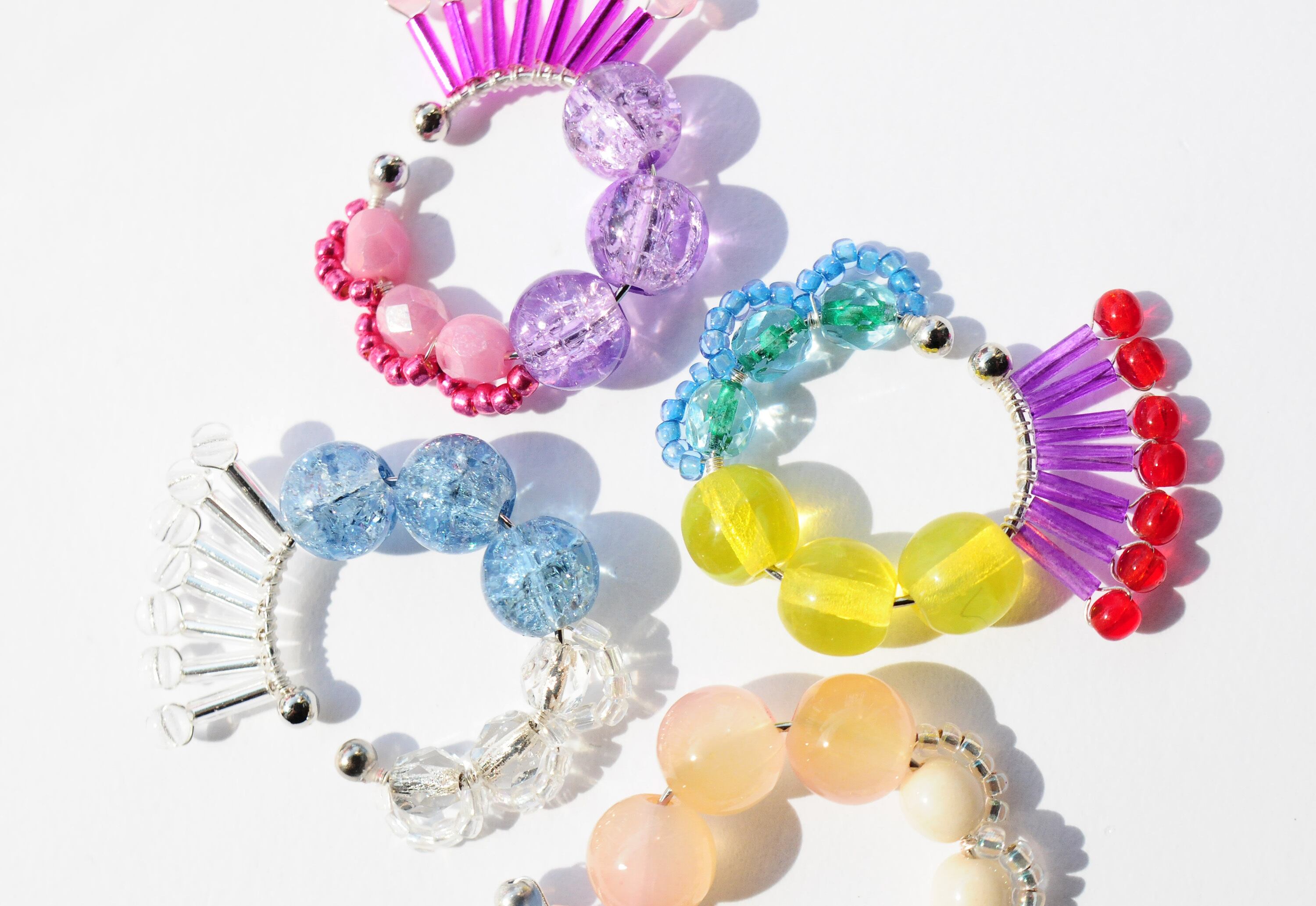 ＜Rollo～イロヅクビジュー～＞イヤーカフ『 ハミングバードhummingbird/Coron<PaintPink>』