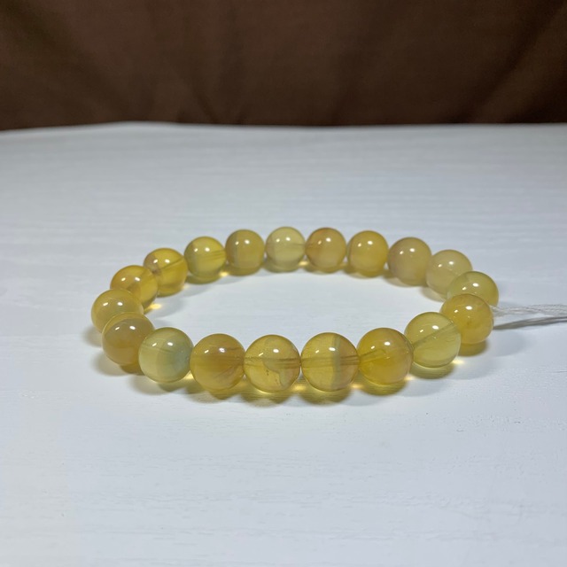 フルーツの様なミルキーイエローフローライト・ブレスレット