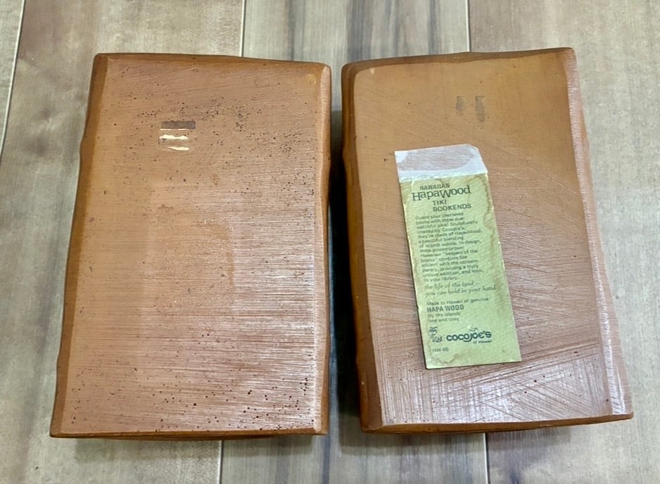 HAWAII製ヴィンテージ COCOJOE ココジョーTIKIブックエンド1968 | LONERS