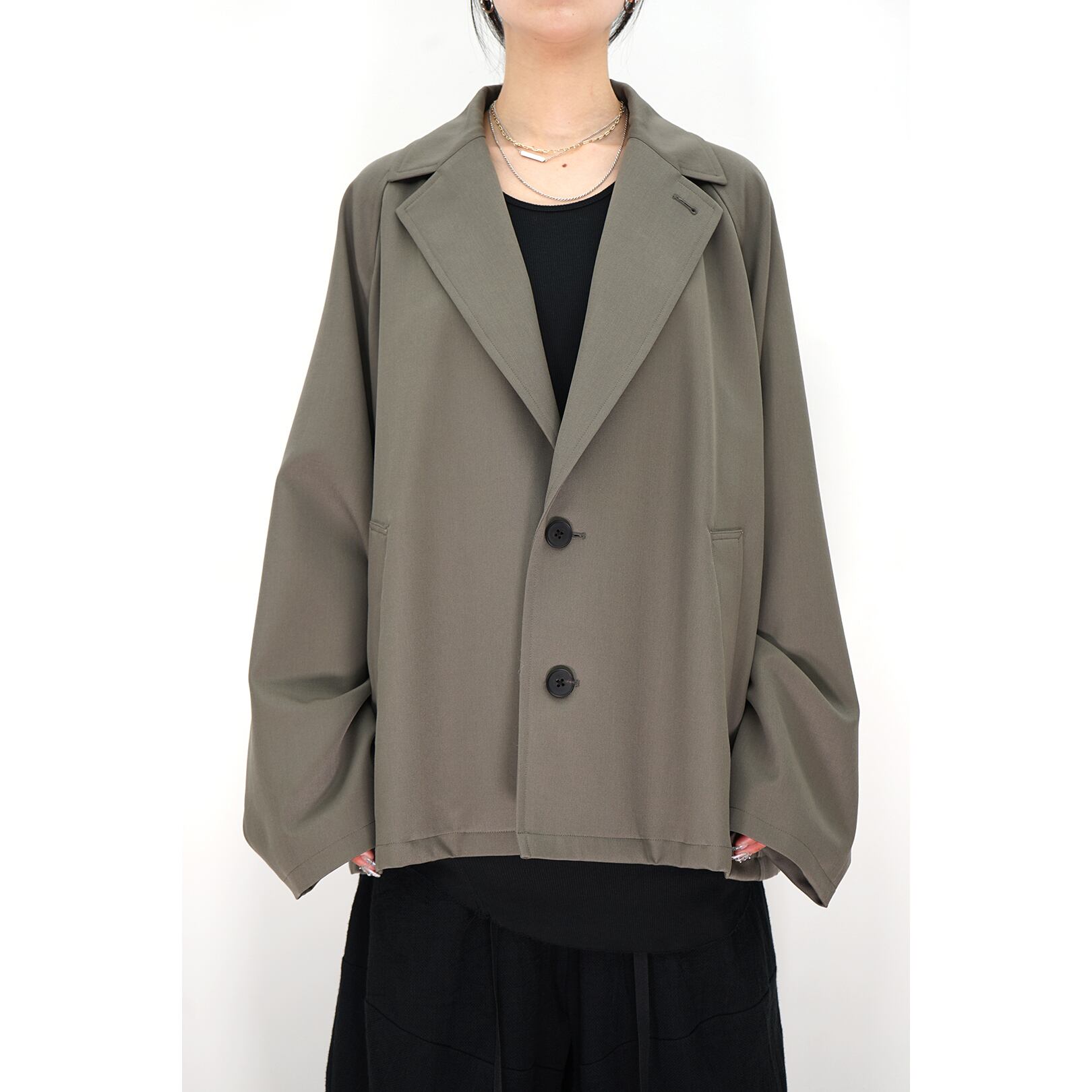 blanc ym nylon oversize welt pocket jkt | angeloawards.com