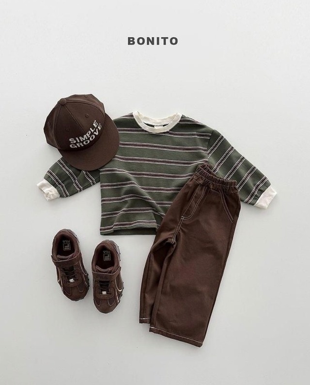 〚予約〛Simple groove cap <kids><Jr>
