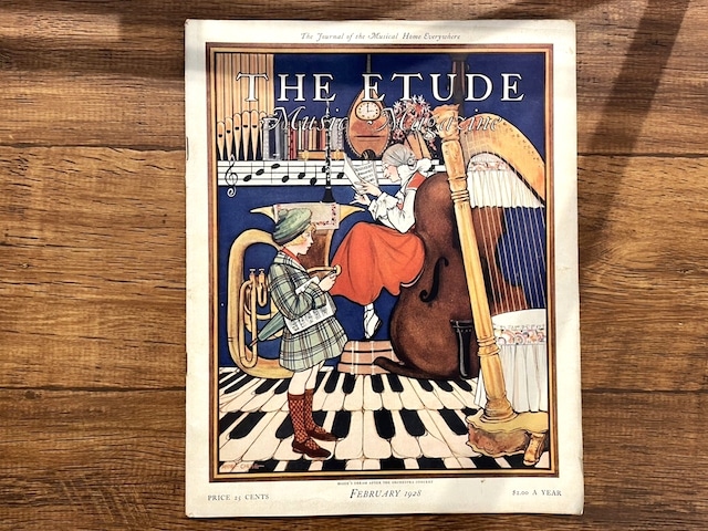 【DM007】THE ETUDE Music Magazine FEBRUARY 1928/ display book