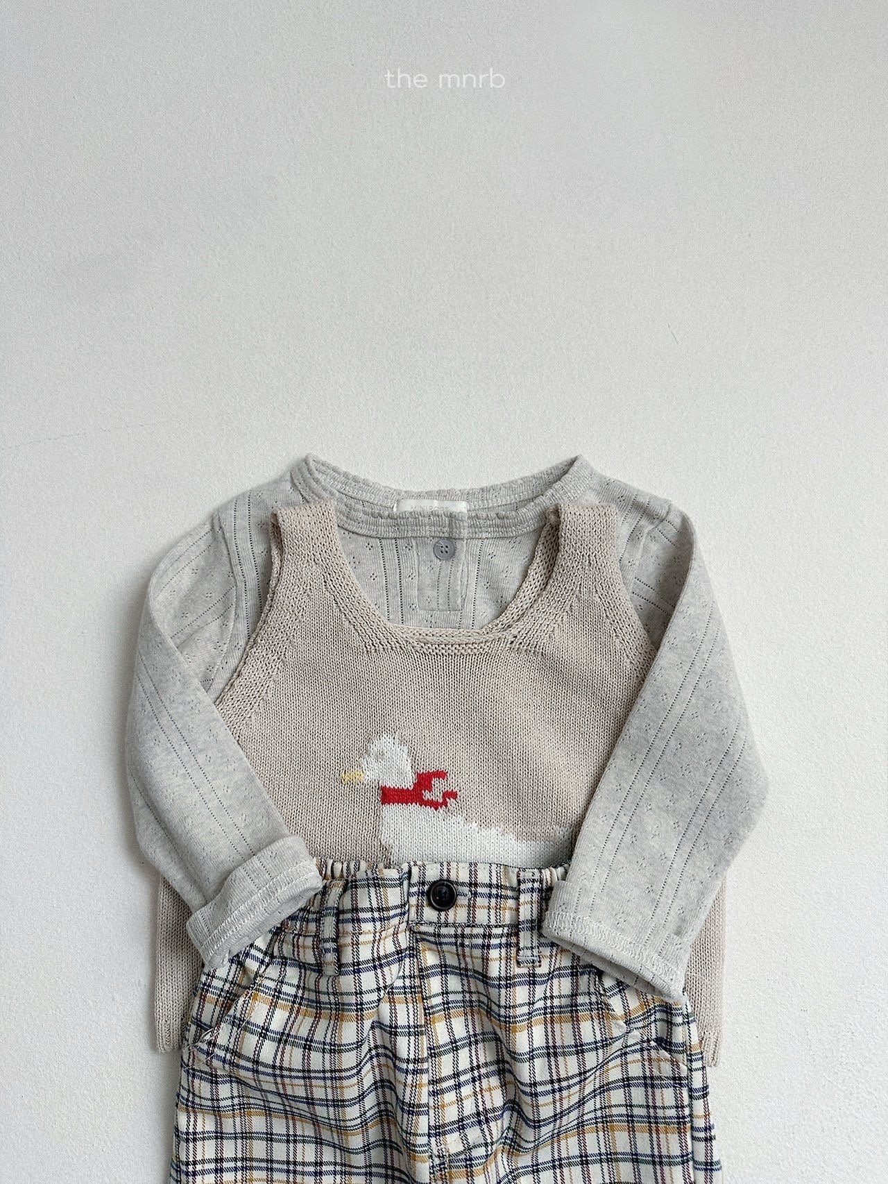 送料無料【予約】/ アダルチェックパンツ / minirobe