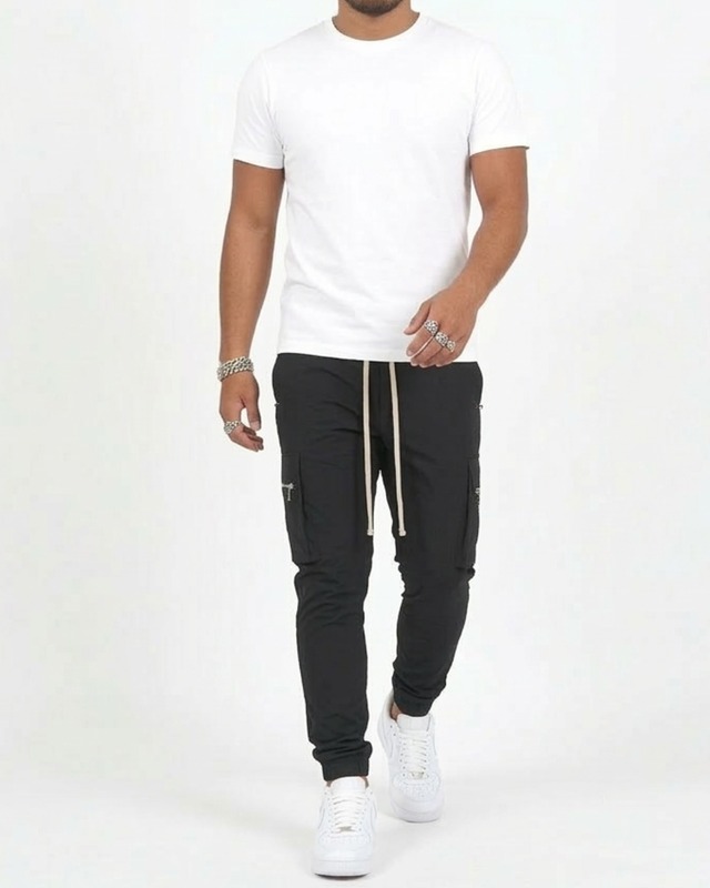 サイドポケットスリムフィットパンツ(P00013)