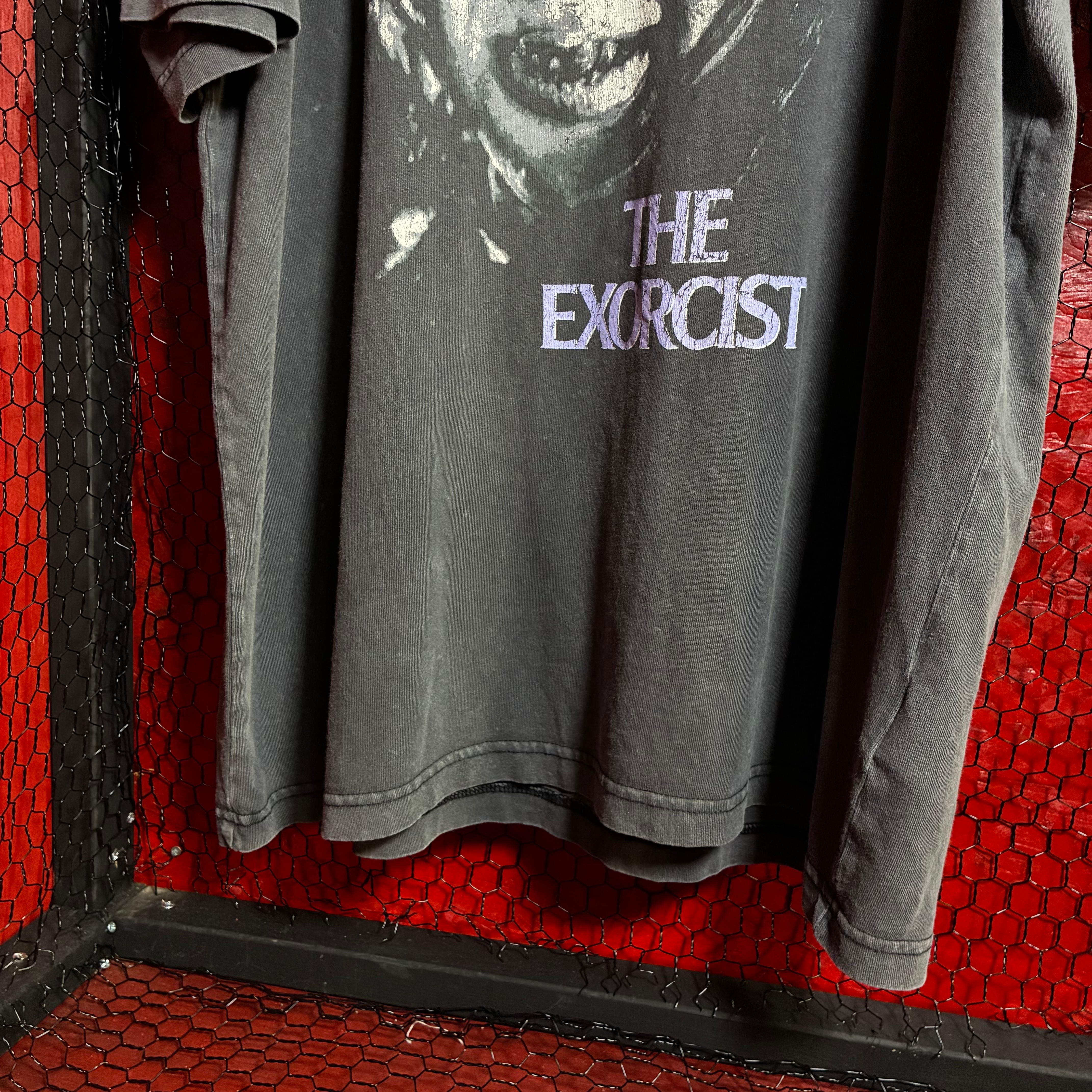 THE EXORCIST ホラームービーTシャツ フェードブラック エクソシスト