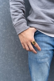 【square signet ring】 / GOLD