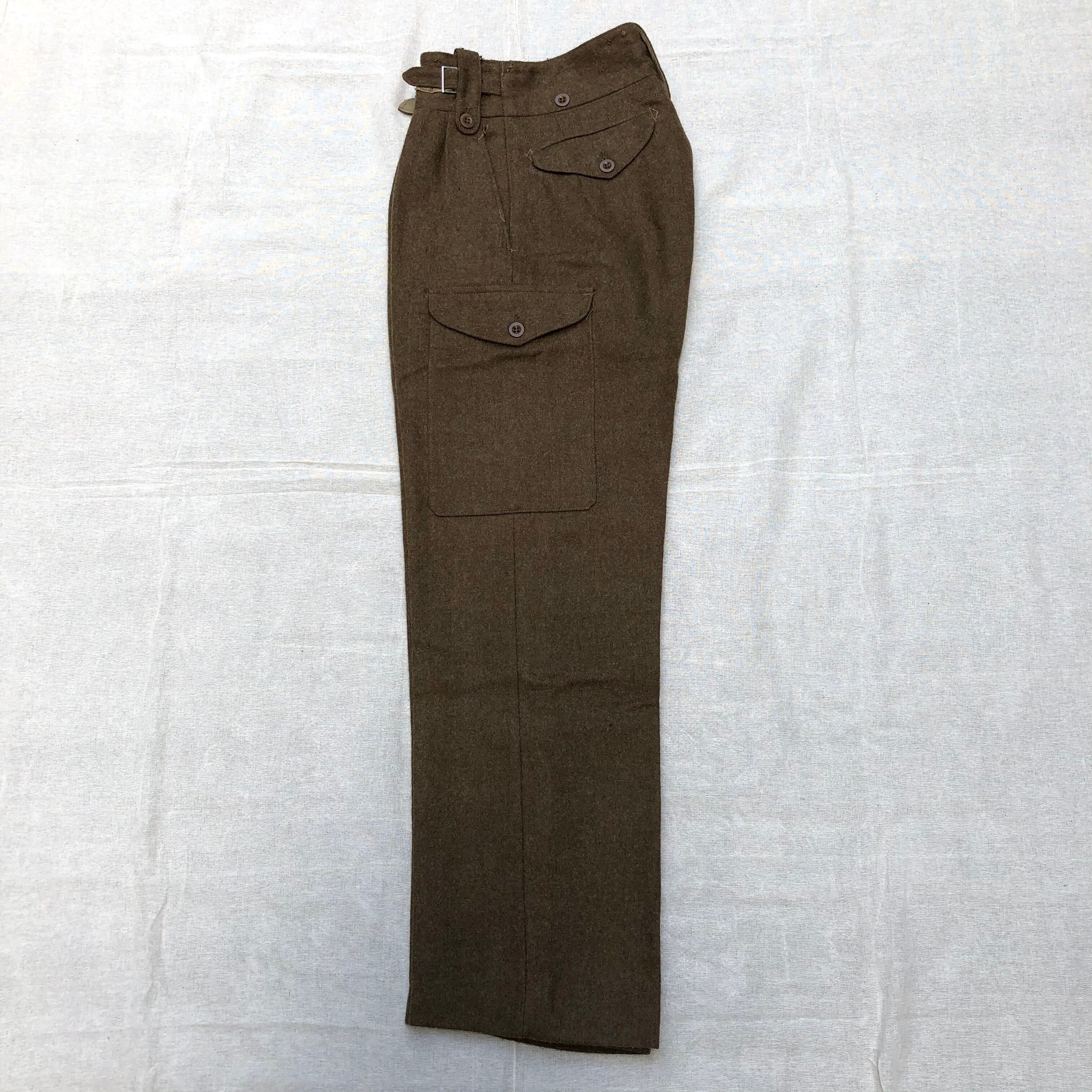 50's UK P-49 wool battledress trousers (50年代 英軍実品 P-49
