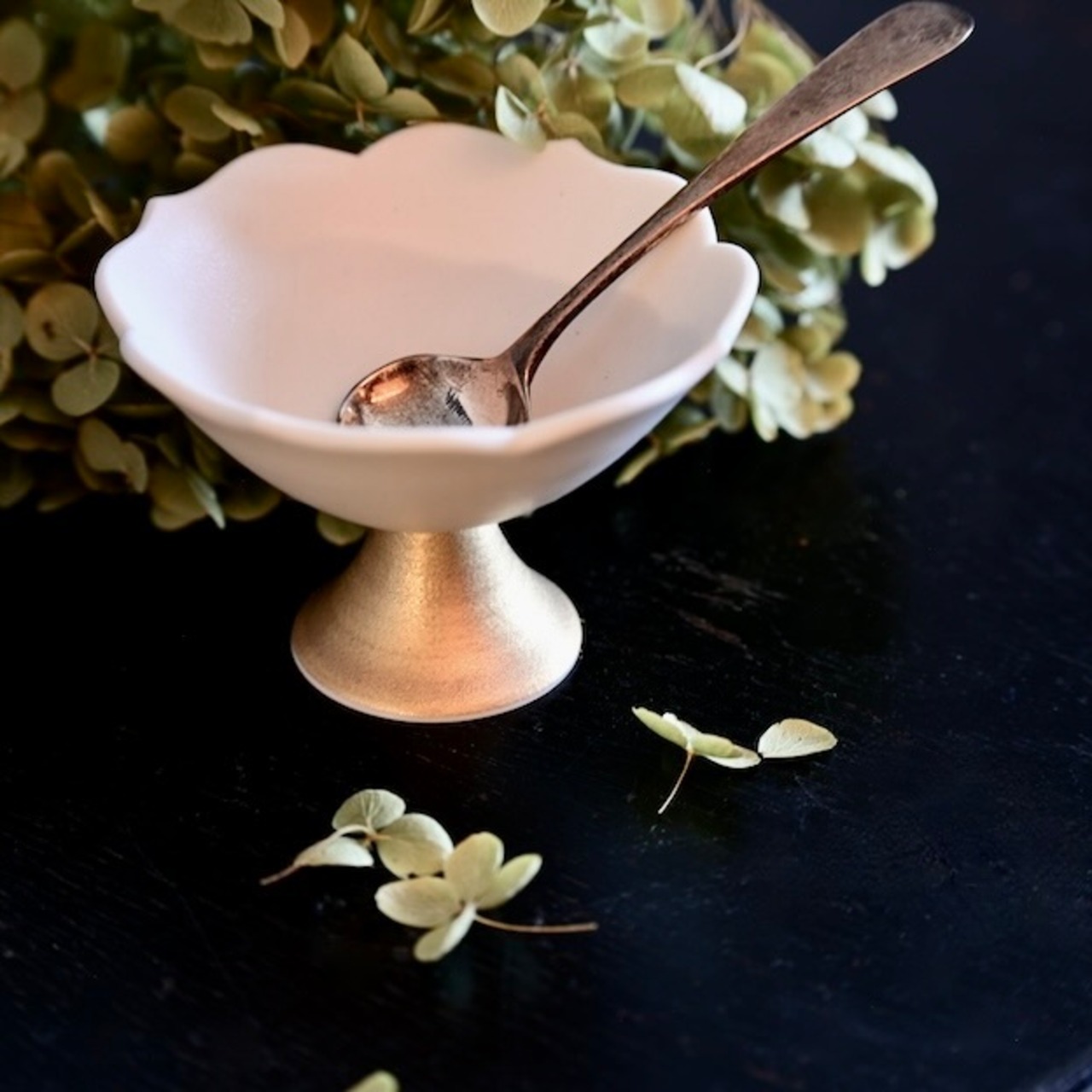 MUMCA 丸谷牧子 作 コンポート ミニ 金彩 Compote mini with a gold foot (1 個)/ 2104400000627