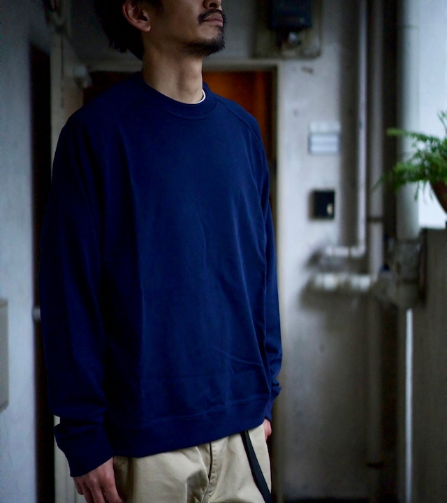 alvana(アルバナ) / FADE RAGLAN SWEAT TEE SHIRTS -NAVY-(ACS-C009)