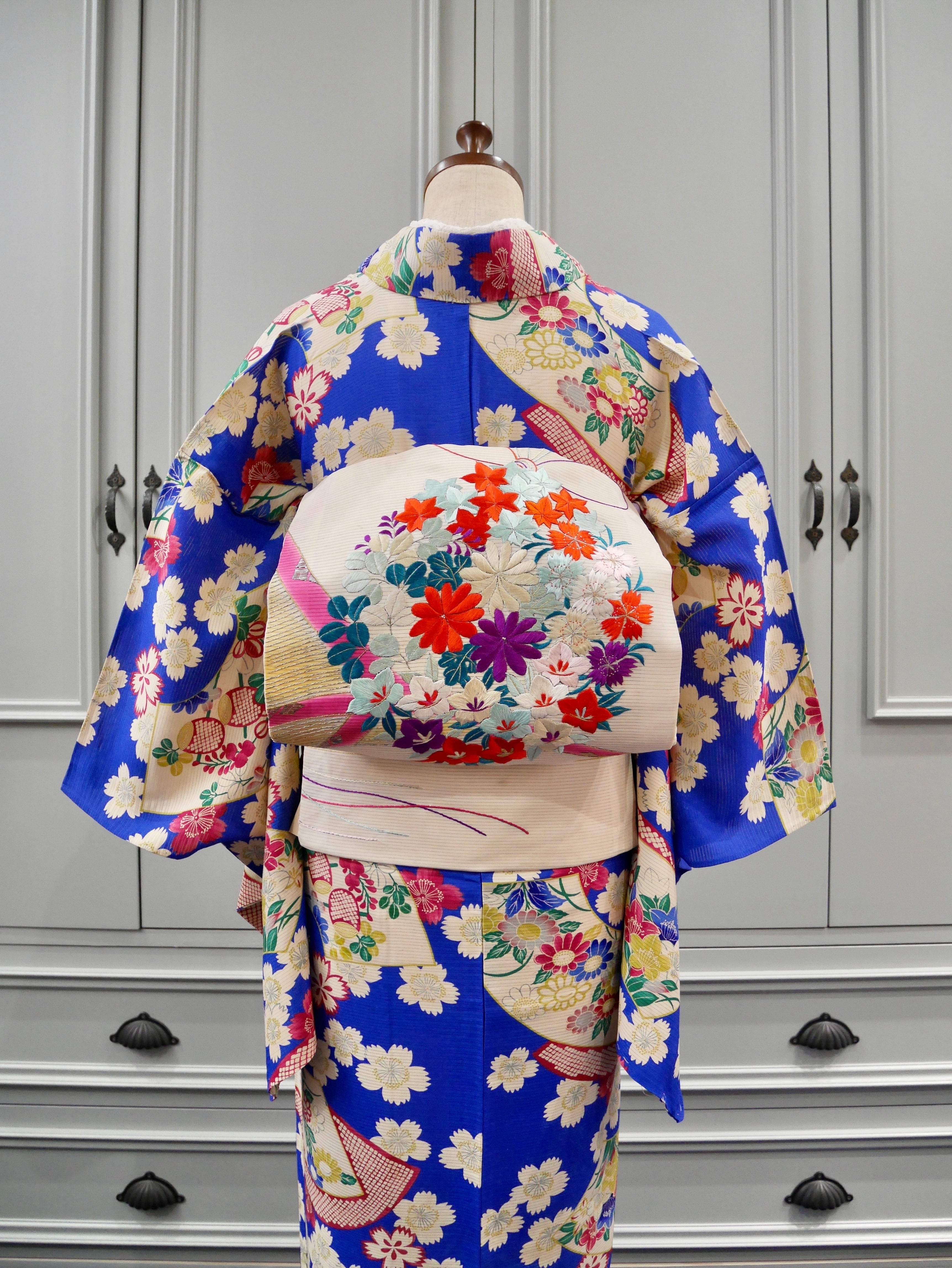プロフ必読☆夏着物☆絽☆刺繍 使い切る
