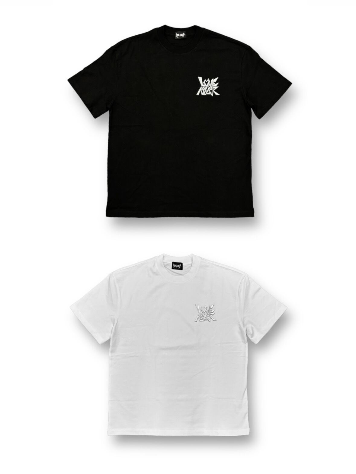 【LOVE KILLER】metallic logo T-shirt (2color)