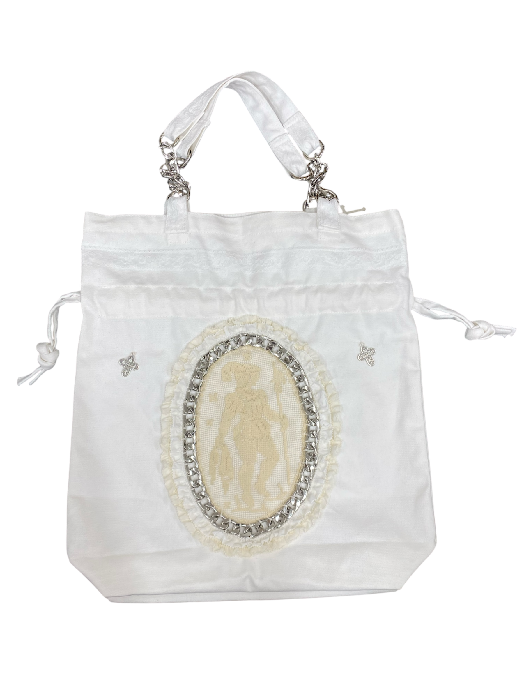 【RINBIRTH】Antique Lace Chain Bag 30008