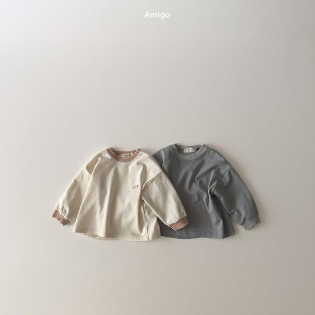 【取寄】amigo|madeleine tee|マドレーヌT|XS-XL|kids|26 spring