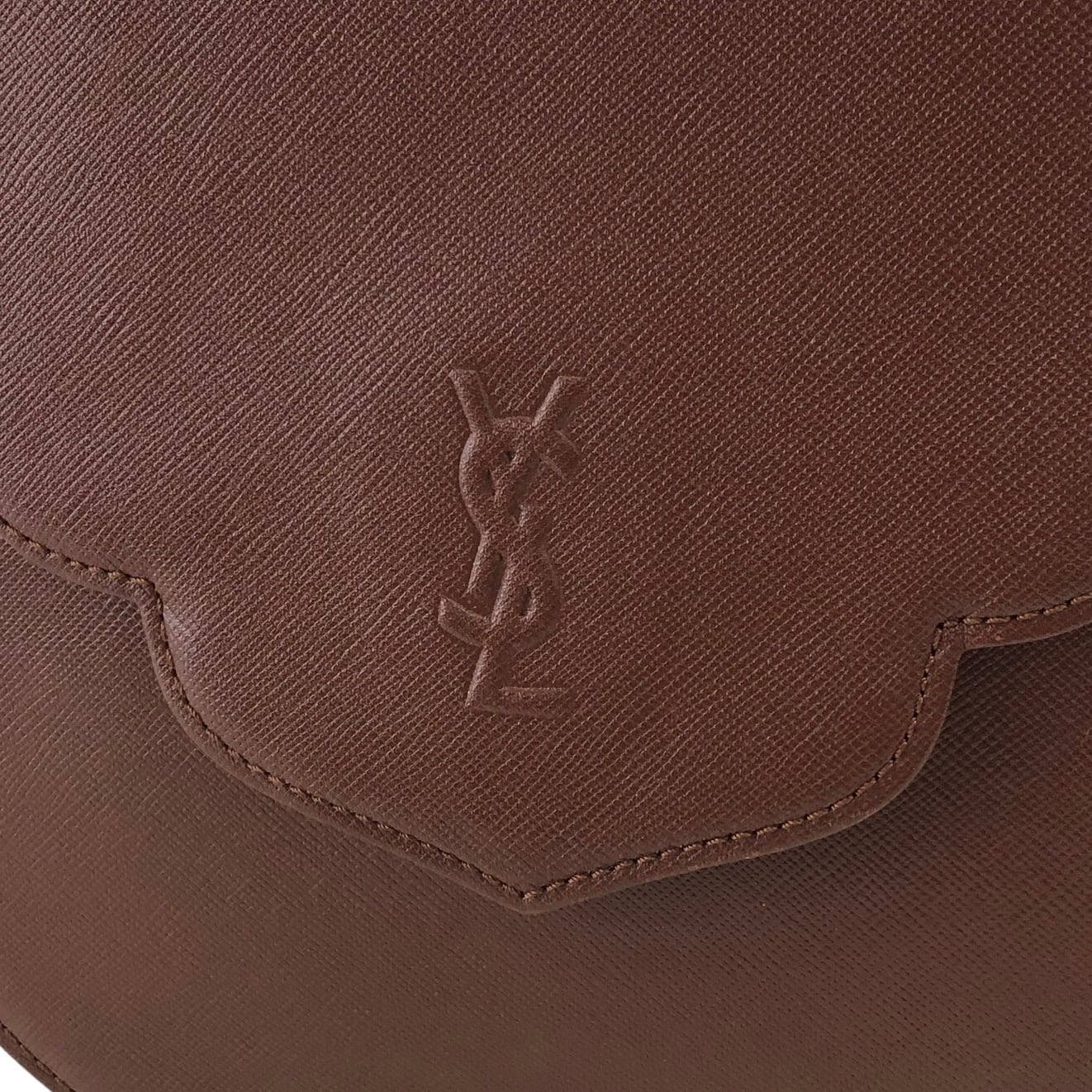 Yves Saint Laurent イヴ・サンローラン ショルダーバッグ ブラウン