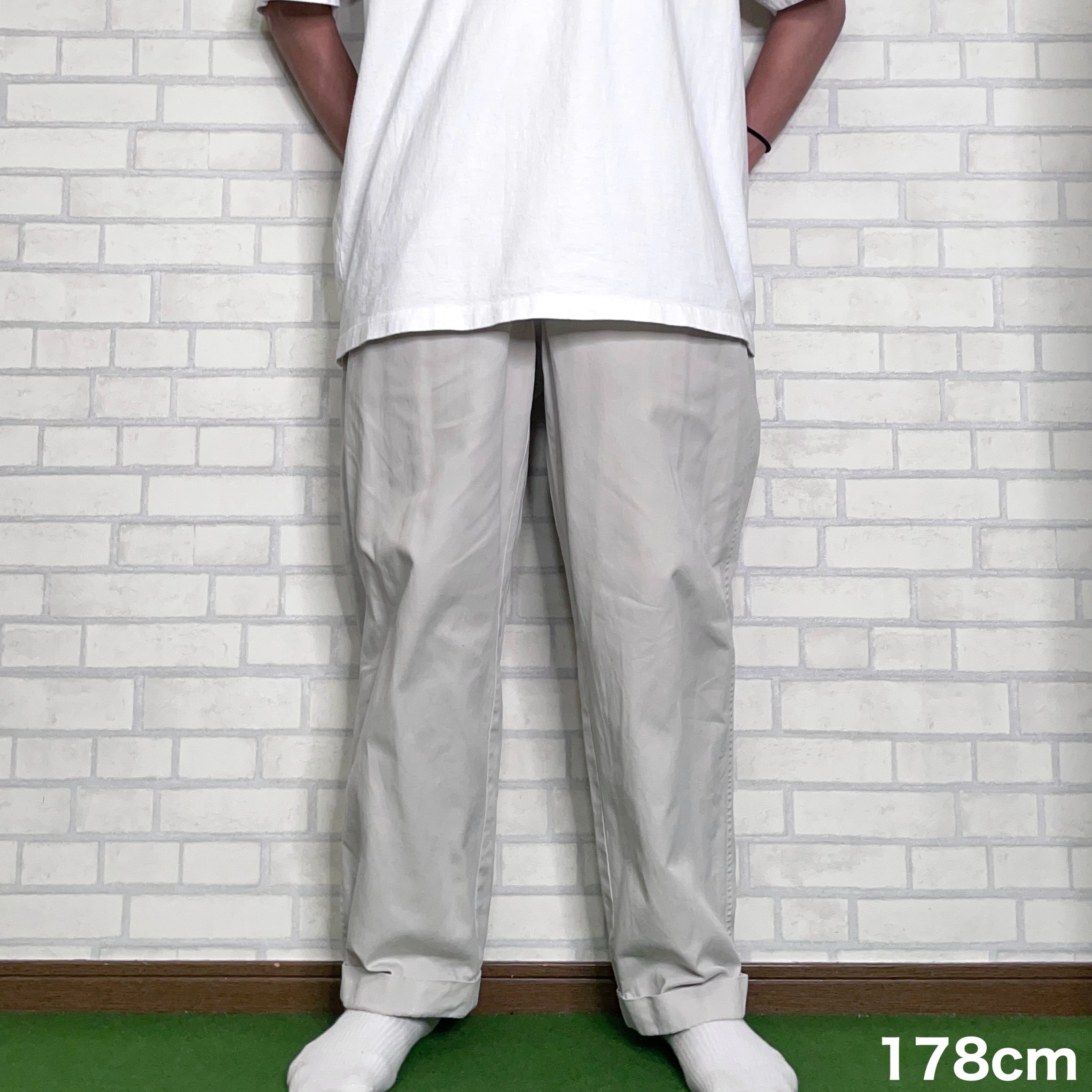 USA製】W34×L30 Polo By Ralph Lauren コットンパンツ ツータック 状態