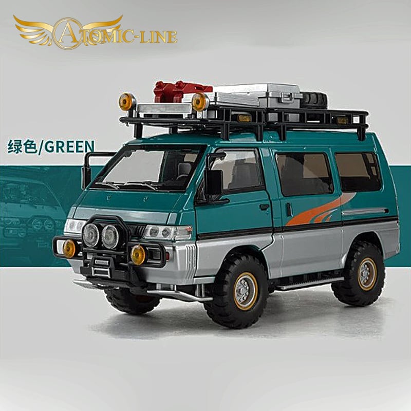 三菱 DELICA デリカ 1/24 ミニカー 全2色 ライト点灯 エンジンサウンド