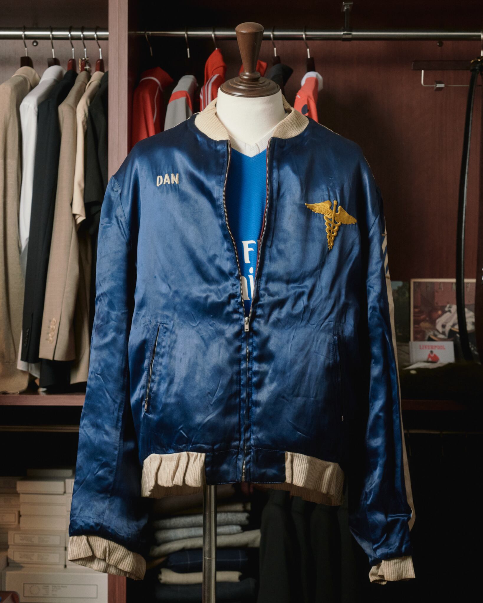 極美品】50s special souvenir jacket vintage U.S. military tank