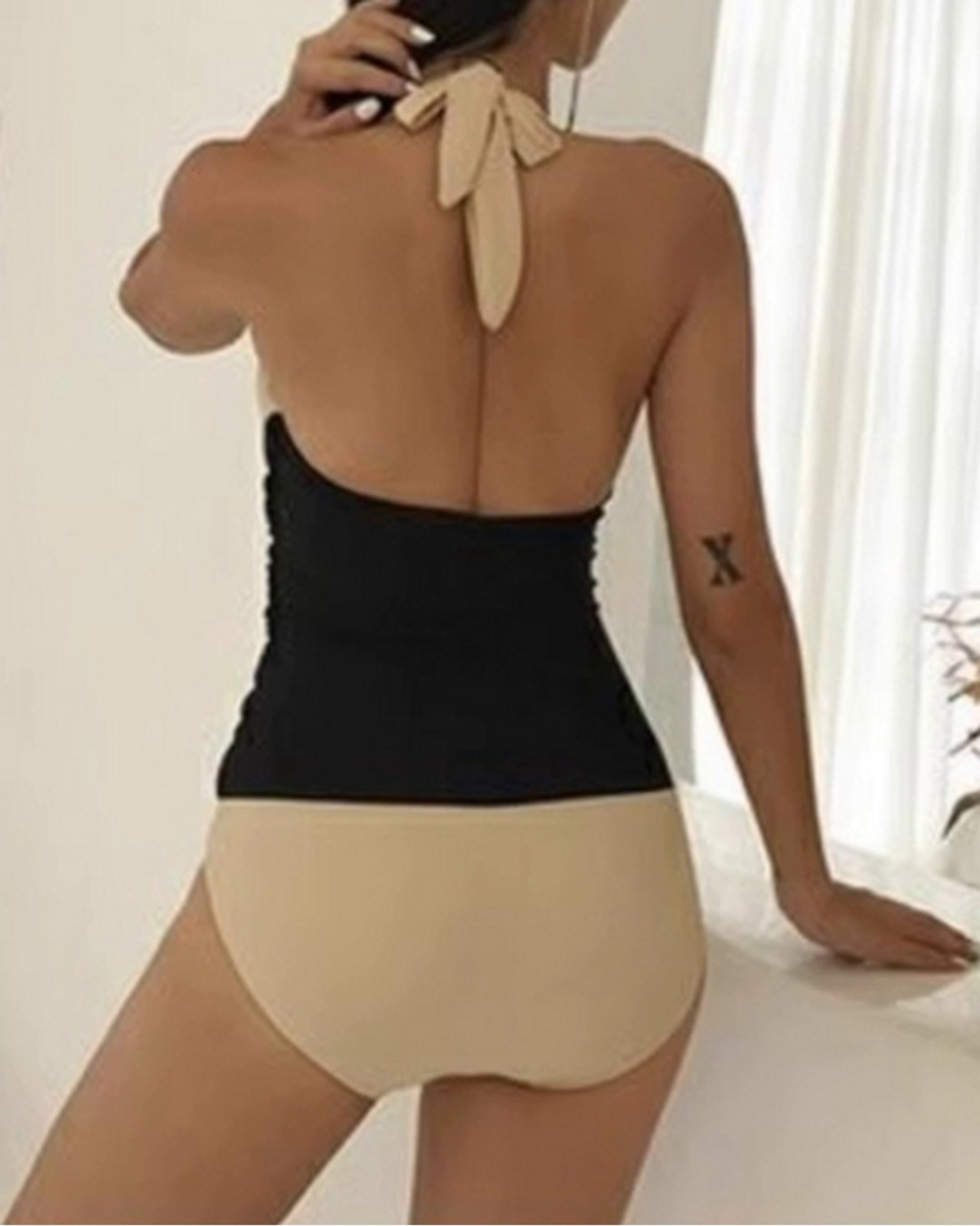 ウエストシェイプワンピース水着 2color A0123 - 6