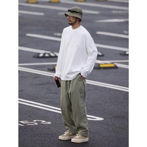 Smiley patch long sleeve tee 1053