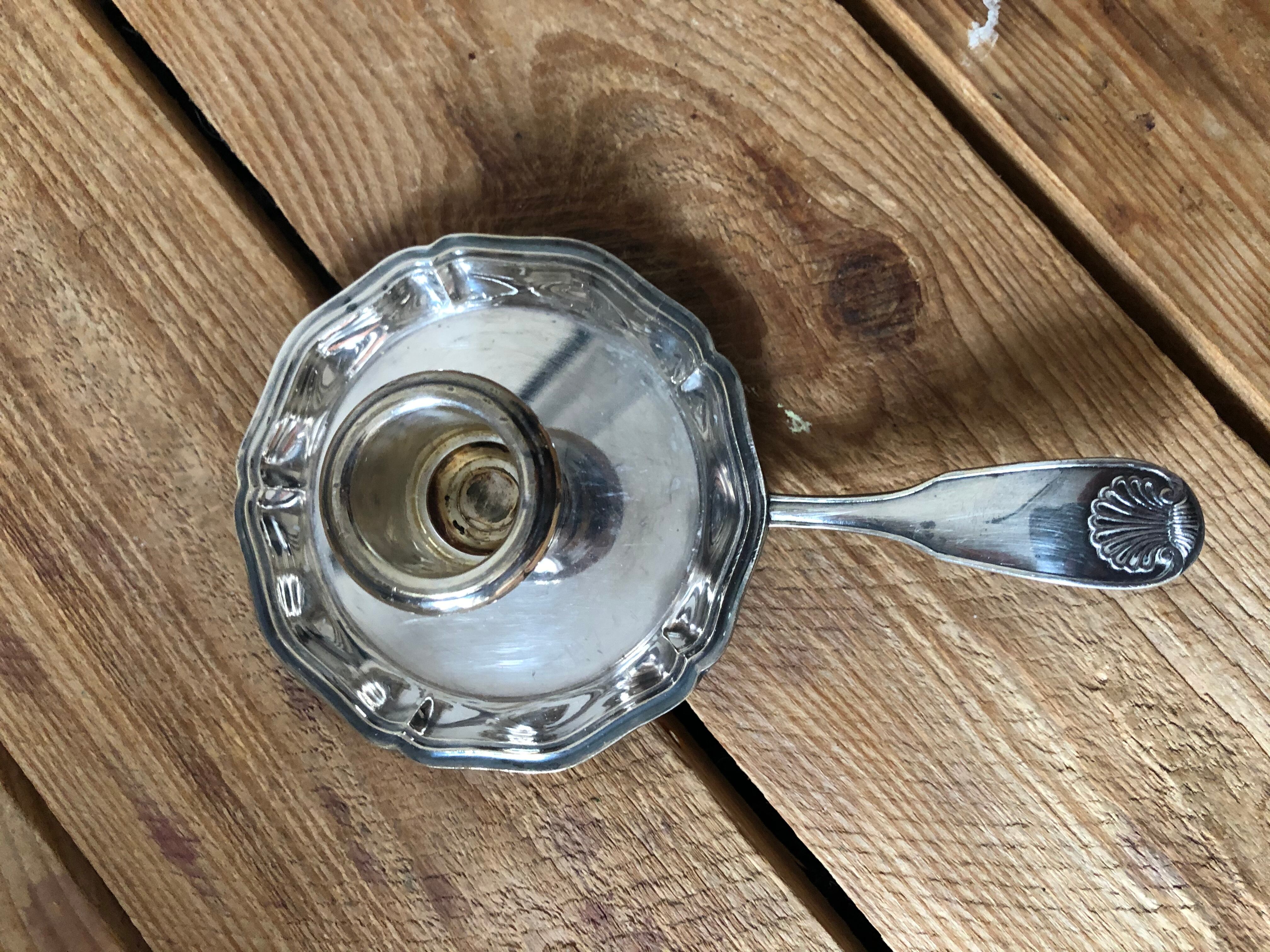 Christofle/ Gallia シルバー製 キャンドルスタンド (Lot no. #68