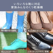 ツインバード 靴乾燥機 シューズドライヤー コンパクト 上履き 革靴 カビ ニオイ防止 脱臭 タイマー機能 ブラウン SD-4546BR