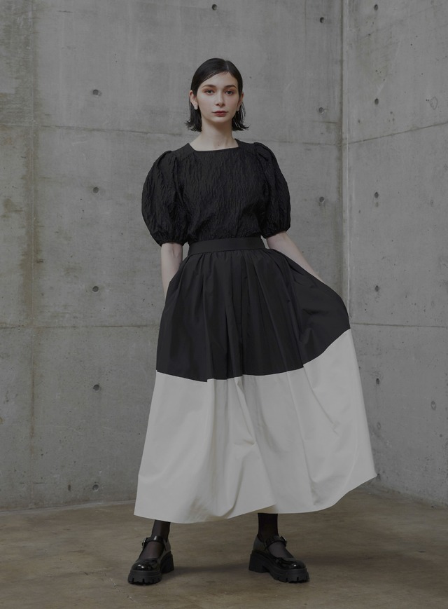 COEL ビスチェ付バイカラースカート | KOKO