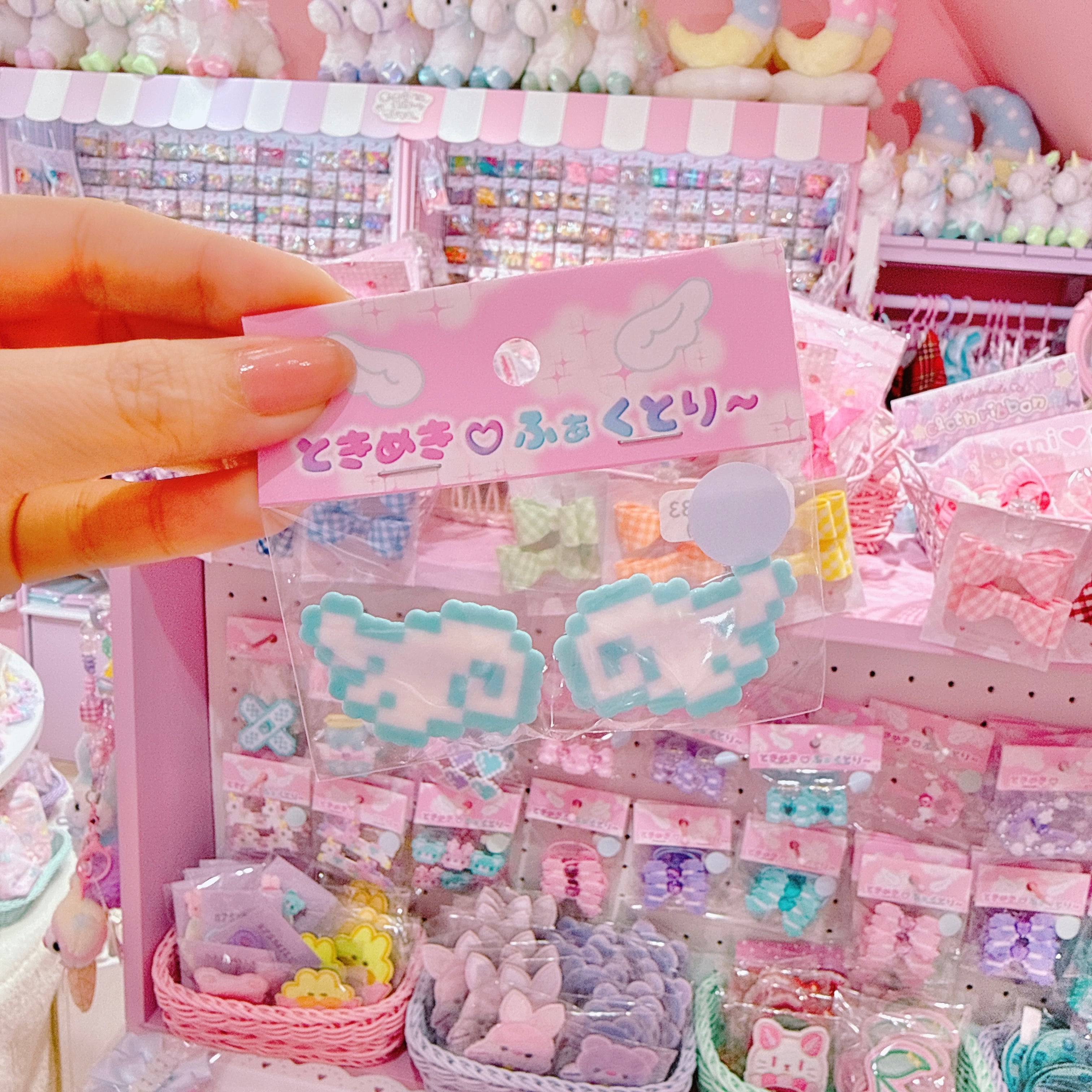 【R1】11-33てんしのはねツインヘアクリップ