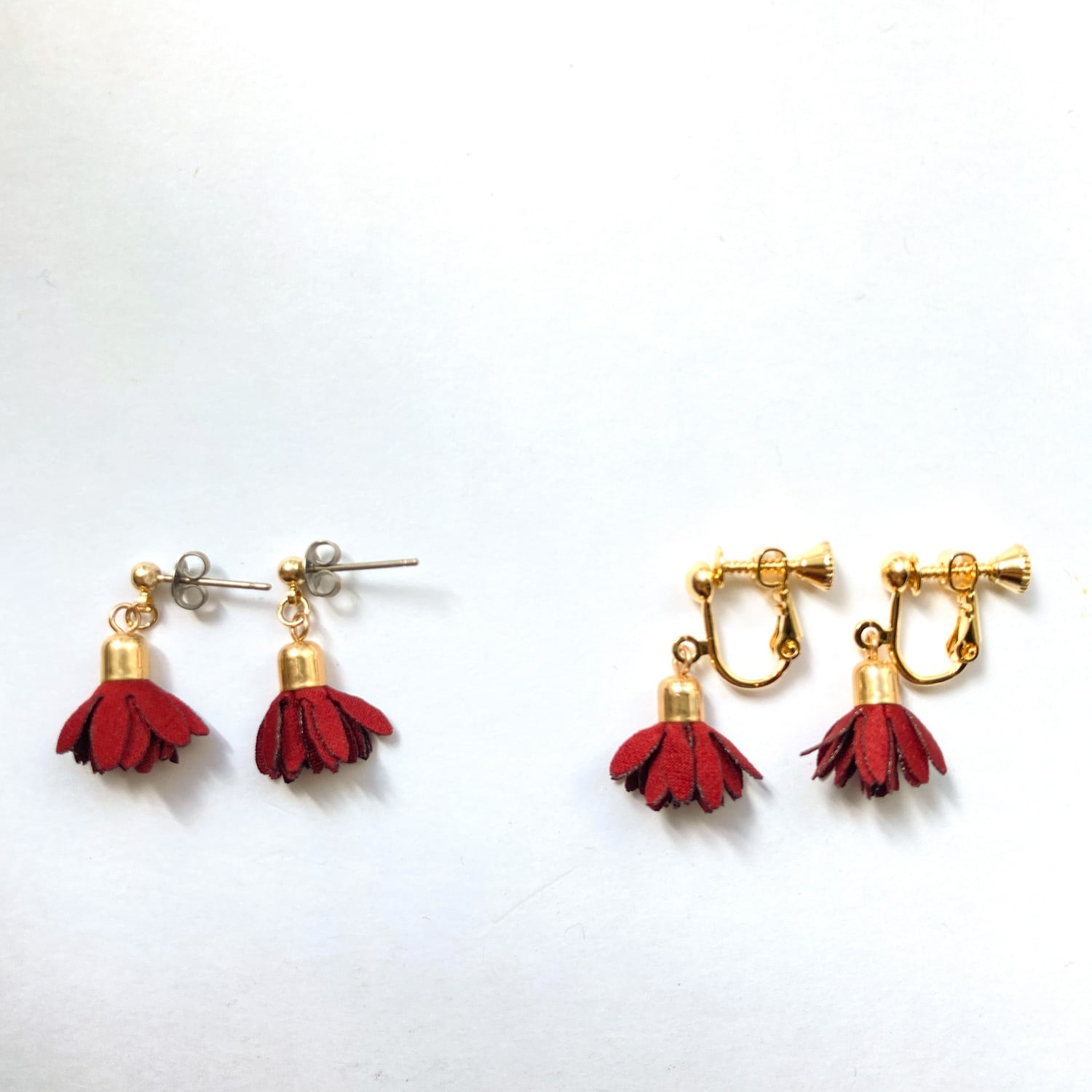 ふわりミニ花びらタッセルのシンプル〈ピアス/イヤリング〉 | Dua