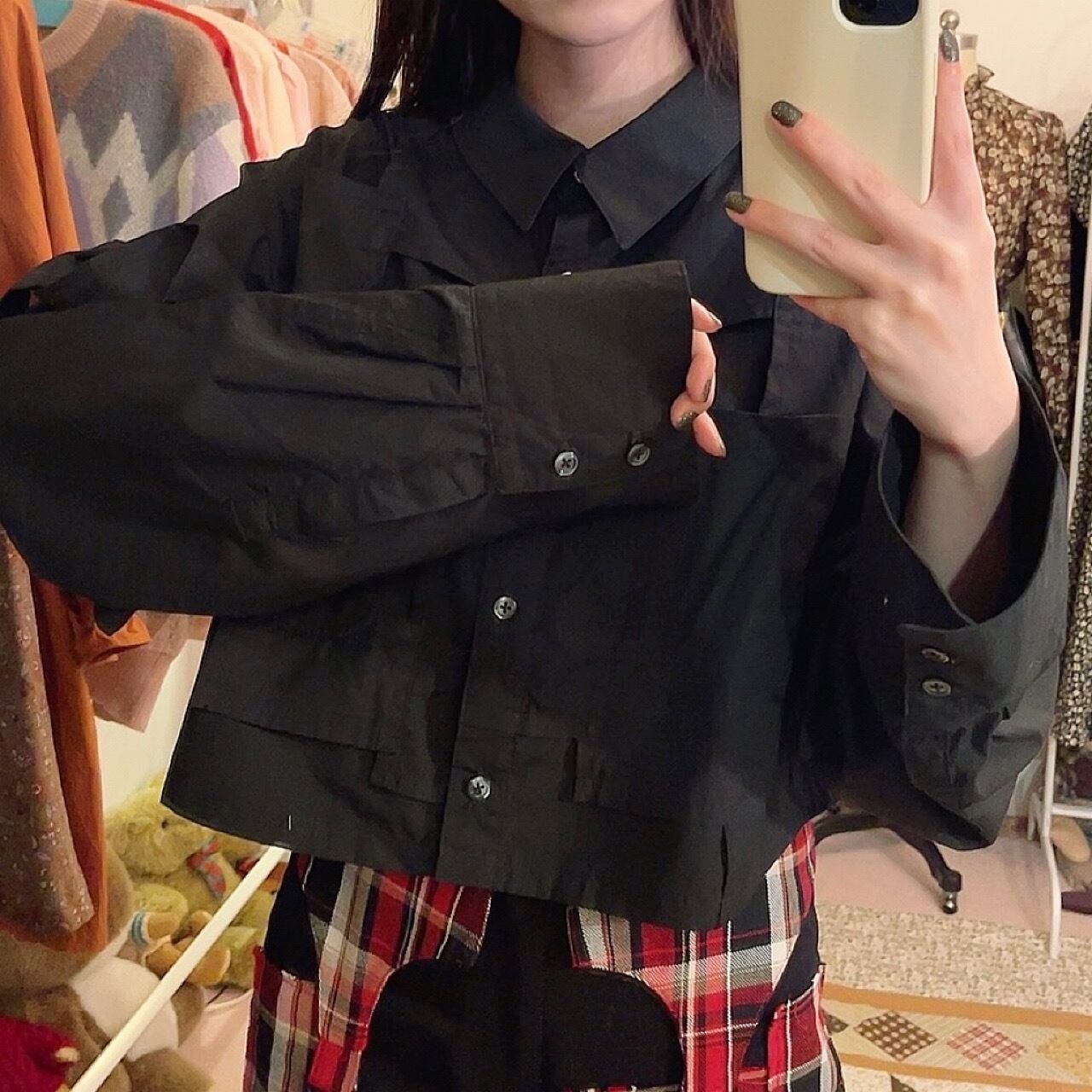 original : piled up in tatters shirt