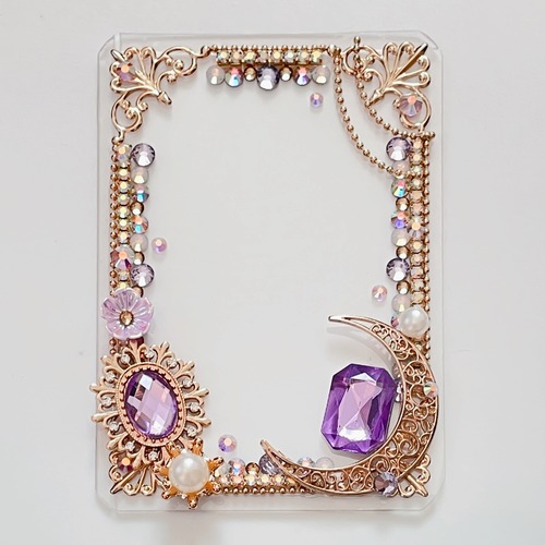 №047 飾れる！持ち歩ける！硬質カードケース デコ 硬質ケース