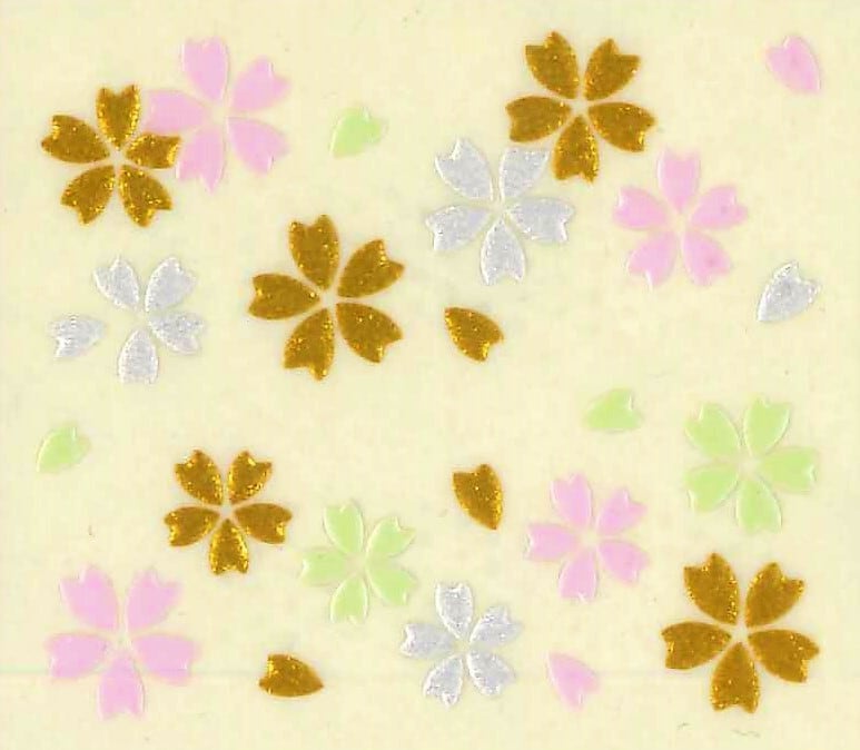 蒔絵シール さくら | 祭用品専門店『そめきん』ネット通販サイト