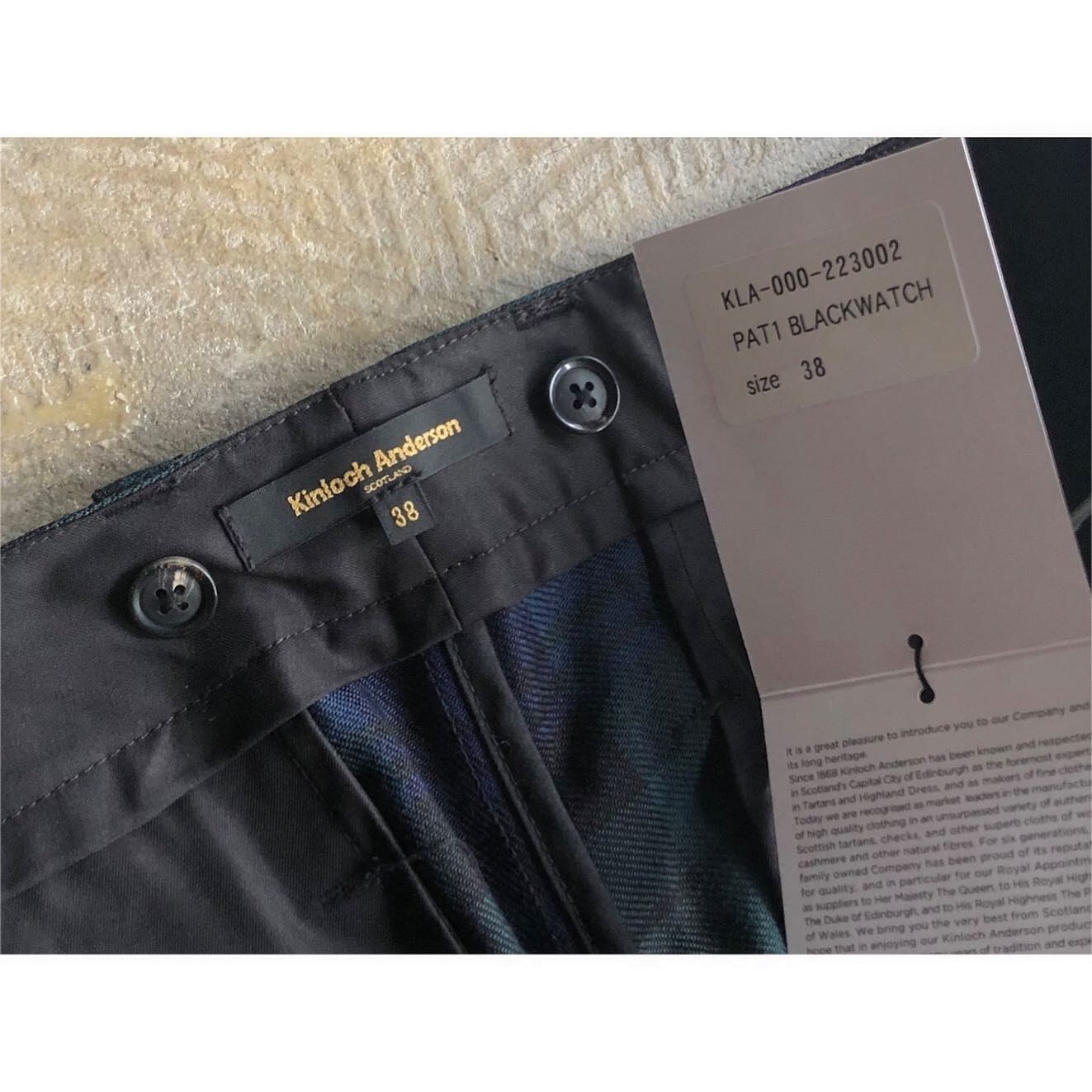 Kinloch Anderson(キンロック アンダーソン) Regimental Pants