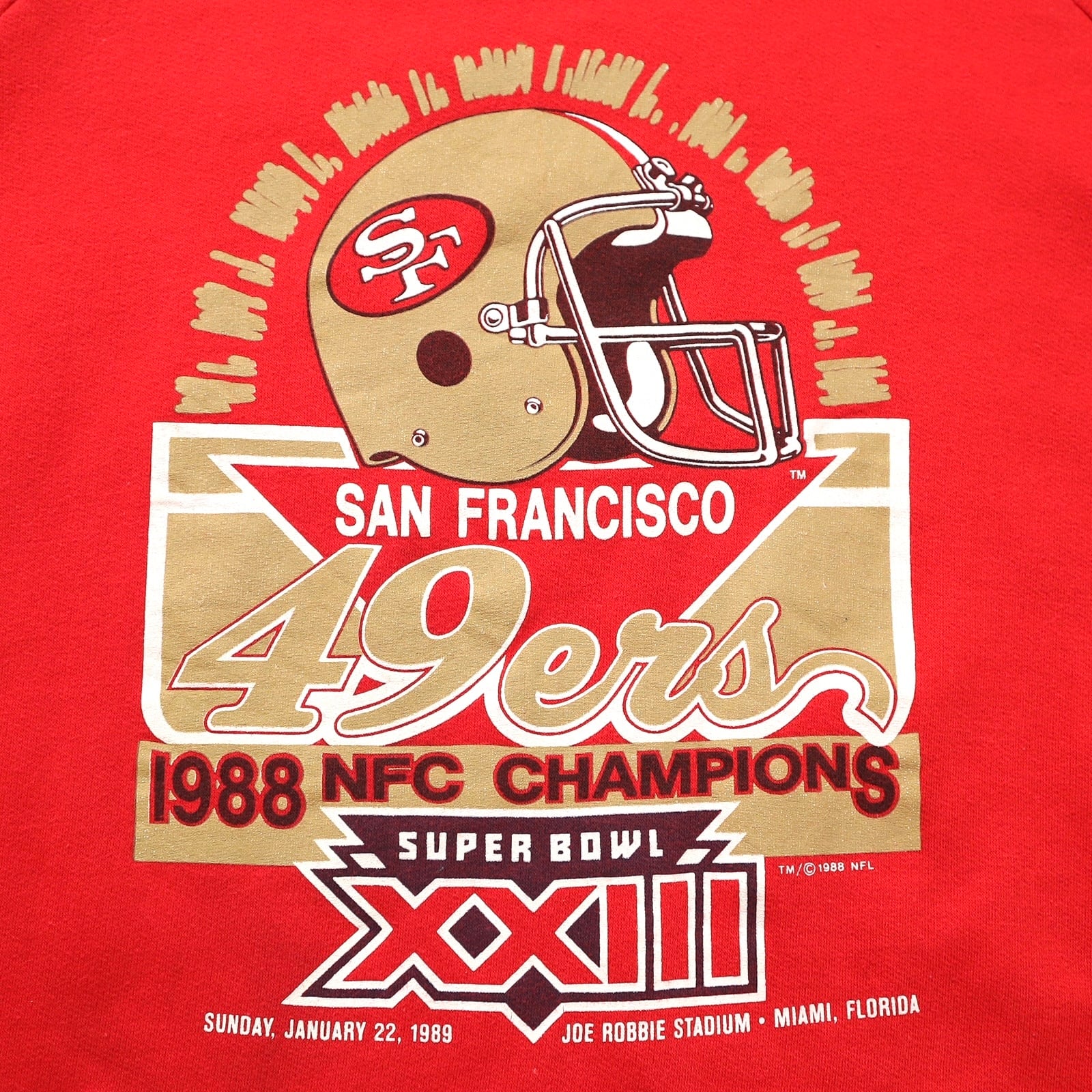 80s 90sNFL 49ers スウェットトレーナー カナダ製 XLサイズ