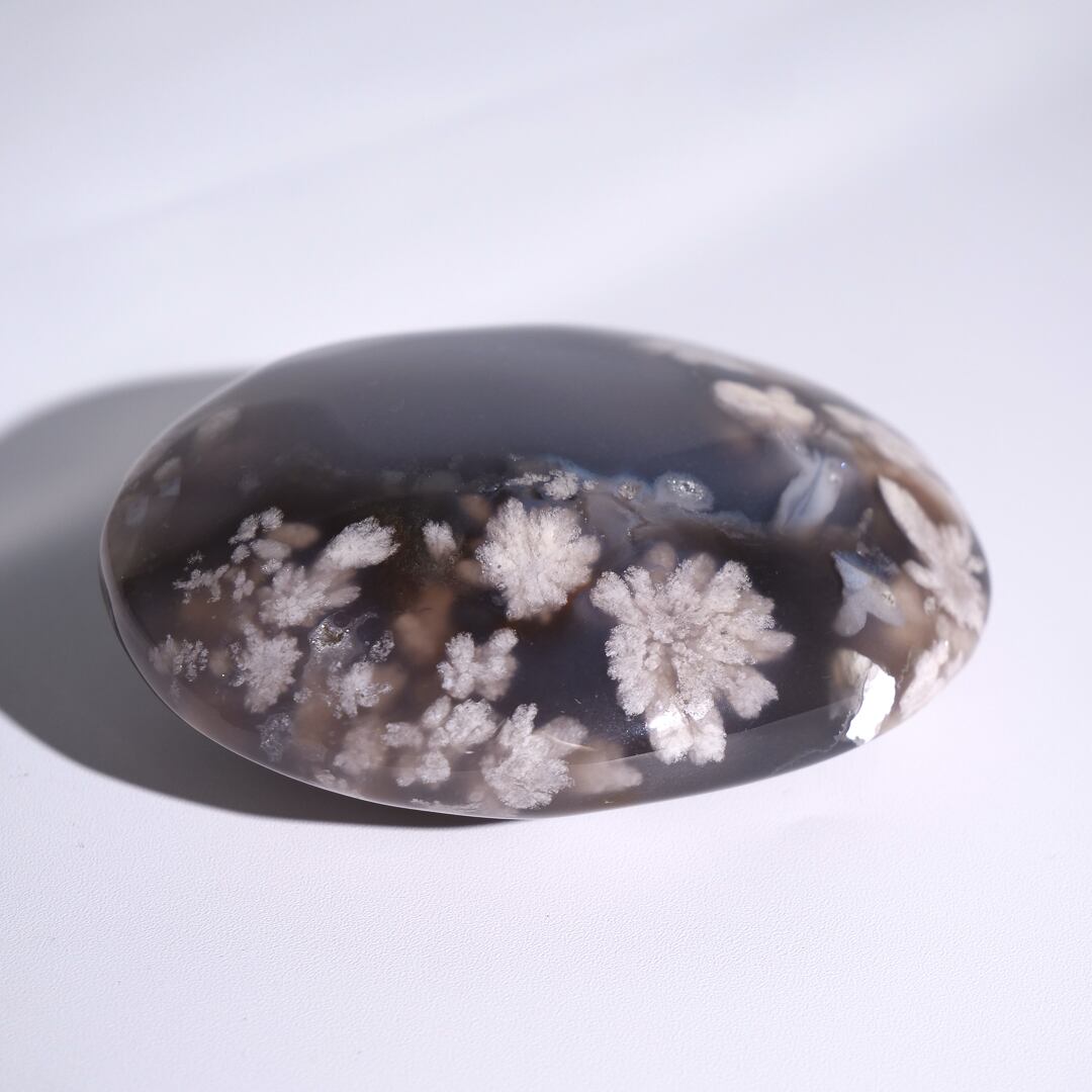 ブラックフラワーアゲート 2P ブラックフラワーアゲート 2P